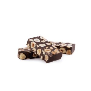 Turrón de chocolate con avellanas