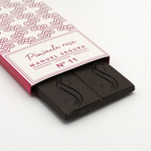 Chocolate Negro con Pimienta Rosa