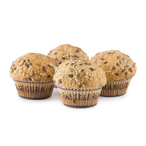 Magdalenas integrales de cereales