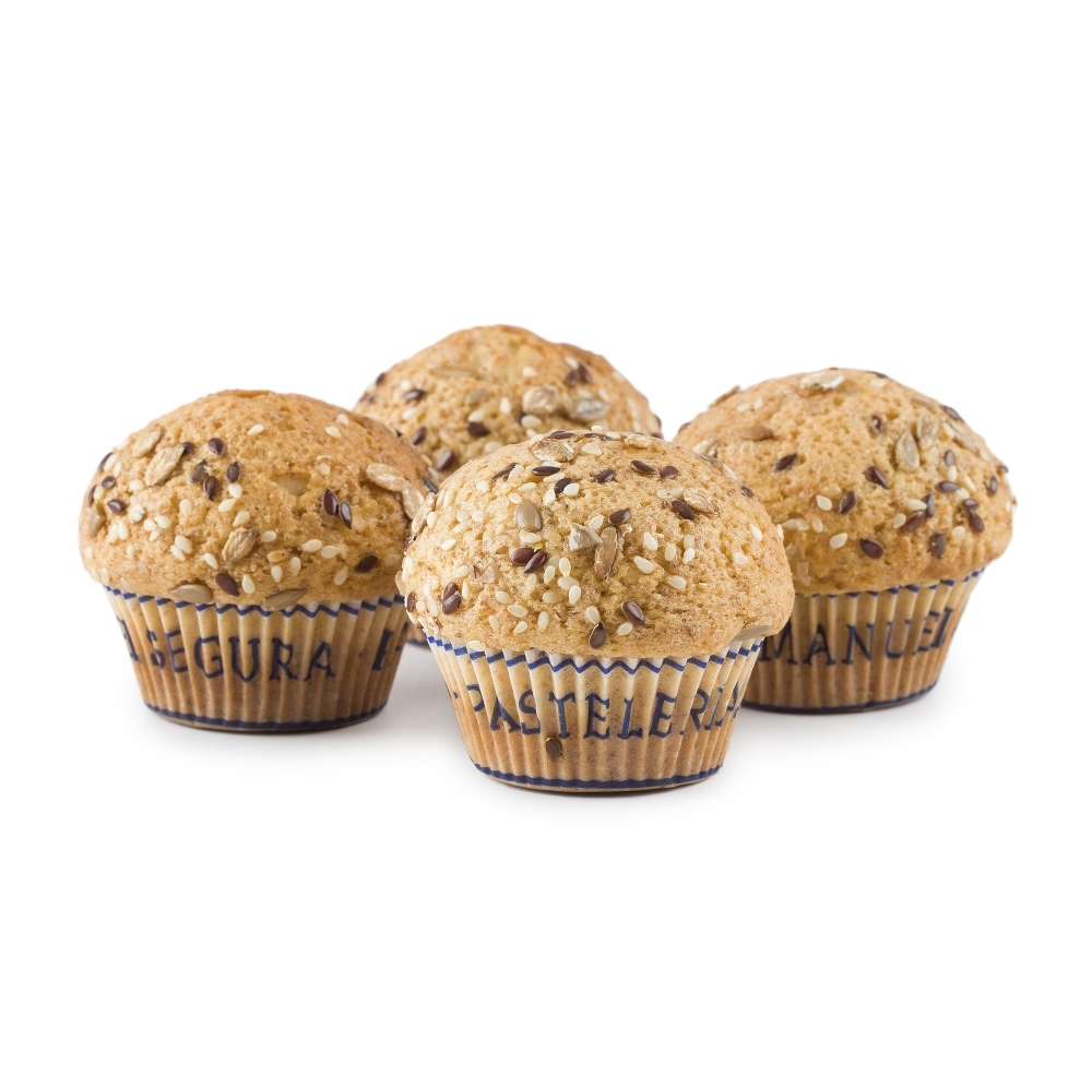 Magdalenas integrales de cereales