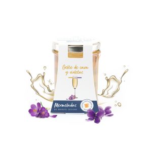 Mermelada de Gelée de cava y violetas