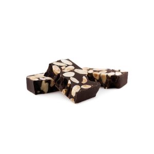 Turrón de chocolate con almendras